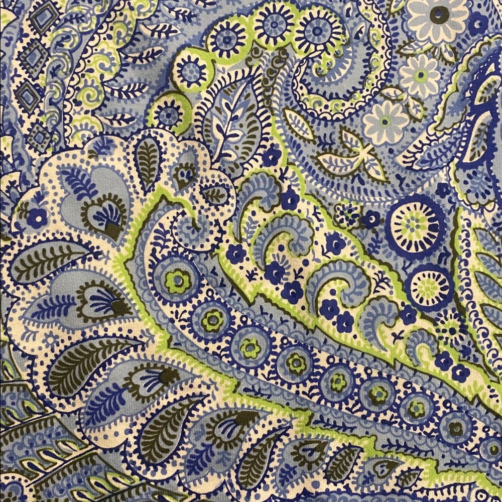 Talbots Crew Cozycore Sweatshirt Perky Paisley Cotton Modal MP